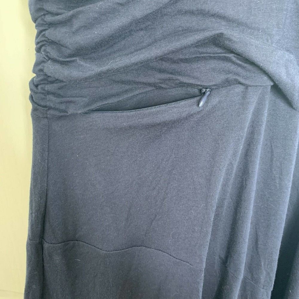 Athleta Sleeveless Tank Dress Navy Blue Pocket- S - Picture 6 of 10